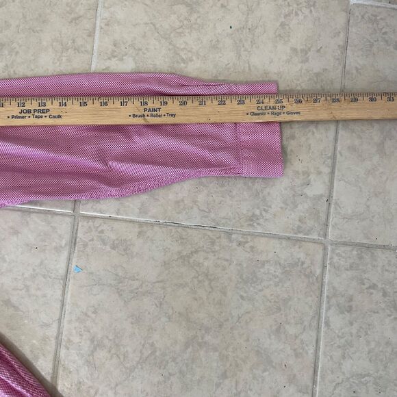 Cinch Logo Rodeo Western Cowboy Shirt  Men’s L Pink Button Down Long Sleeve - Picture 9 of 11